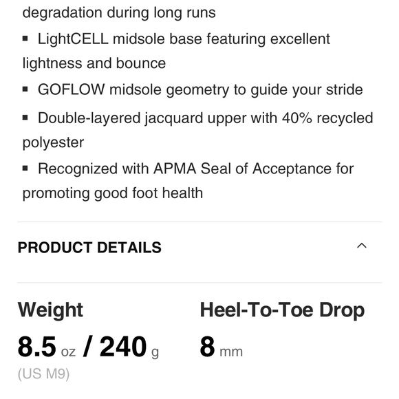 Mountain to Coast R1, White/Black 9.5 Men’s Running shoes - Picture 14 of 16